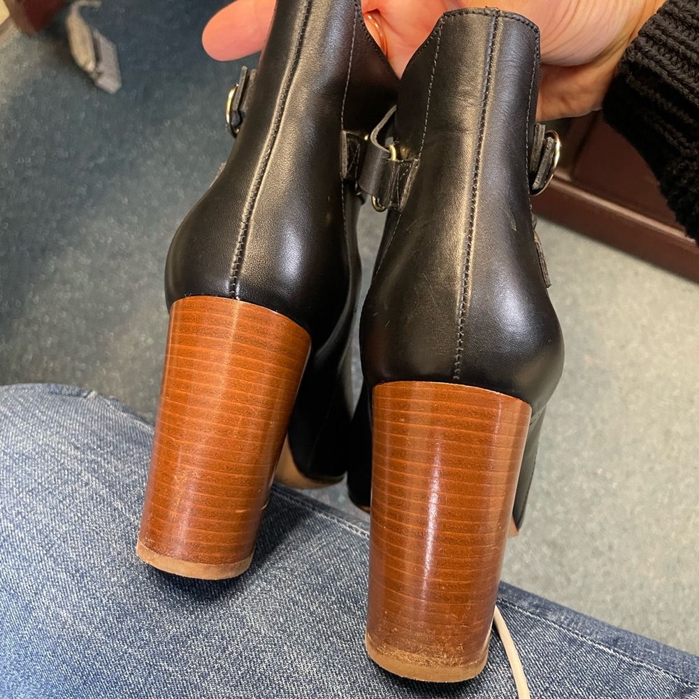 Sézane Black High Jonas Ankle Boots 6 - Picture 15 of 16